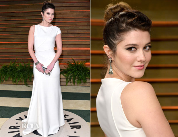 Mary Elizabeth Winstead In Vionnet - Vanity Fair Oscar Party 2014