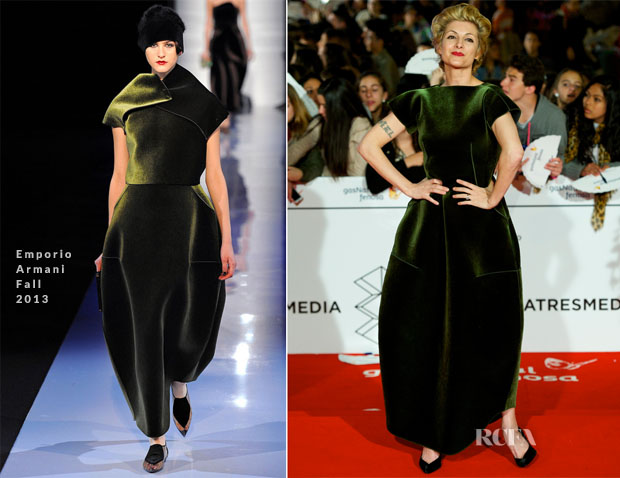 Najwa Nimri In Emporio Armani - Malaga Film Festival 2014 Closing Ceremony