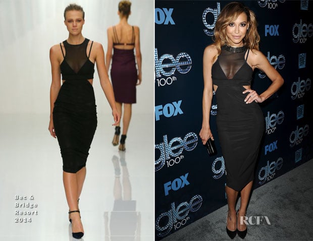Naya Rivera In Bec & Bridge - ‘Glee’ 100th Episode Celebration