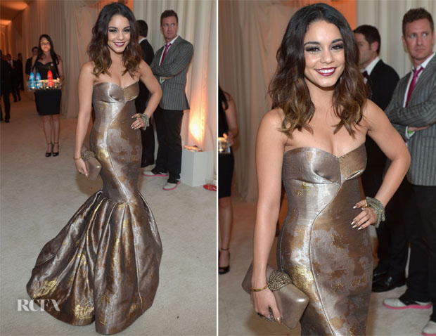 Vanessa Hudgens In Philosophy - Elton John AIDS Foundation Oscar Party