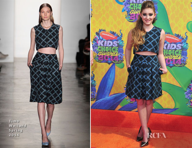 Willow Shields In Timo Weiland - Nickelodeon Kids' Choice Awards 2014