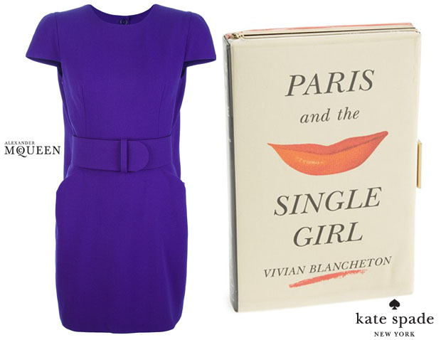 Alexander McQueen Kate Spade New York ‘Paris and the Single Girl’ book clutch