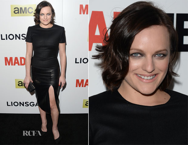 Elisabeth Moss In Alexander McQueen - ‘Mad Men’ Season 7 LA Premiere