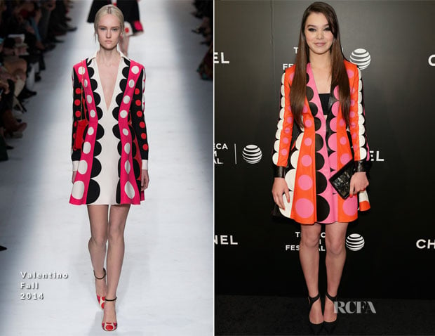 Hailee Steinfeld In Valentino - ‘Begin Again’ Tribeca Film Festival Closing Night Gala Premiere