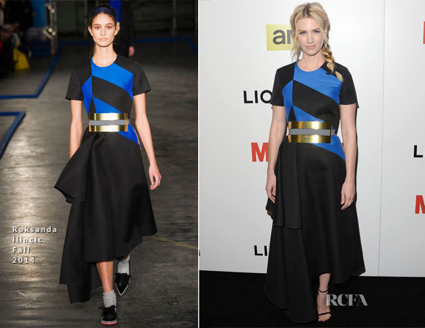 January Jones In Roksanda Ilincic - ‘Mad Men’ Season 7 LA Premiere