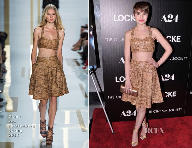 Sami Gayle In Diane von Furstenberg - 'Locke' New York Premiere