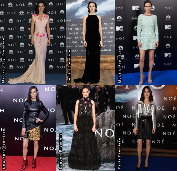 Which Was Your Favourite Jennifer Connelly ‘Noah’ Promo Tour Look