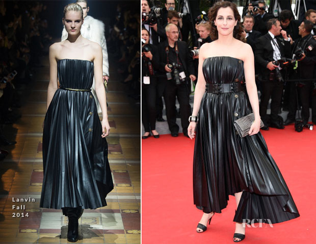 Amira Casar In Lanvin - ‘The Search’ Cannes Film Festival Premiere