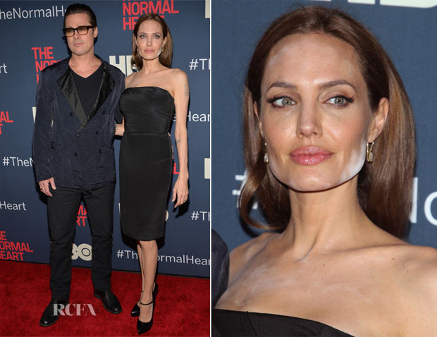 Angelina Jolie In Saint Laurent - ‘The Normal Heart’ New York Premiere