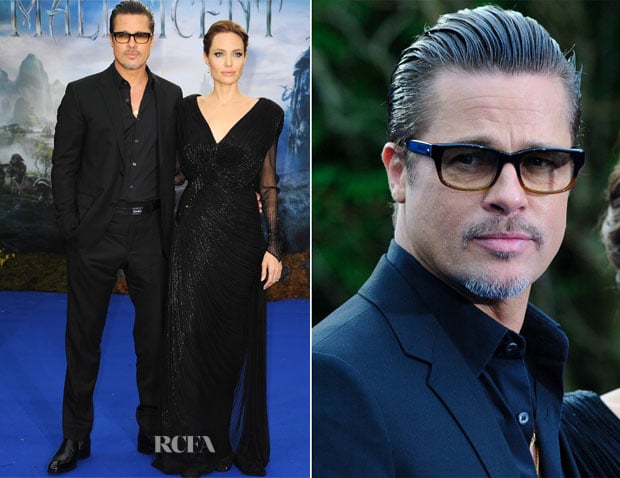 Brad Pitt In Gucci - ‘Maleficent’ Private Reception