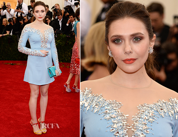 Elizabeth Olsen In Miu Miu - 2014 Met Gala