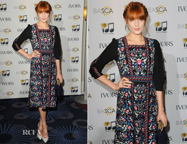 Florence Welch In Vilshenko - Ivor Novello Awards