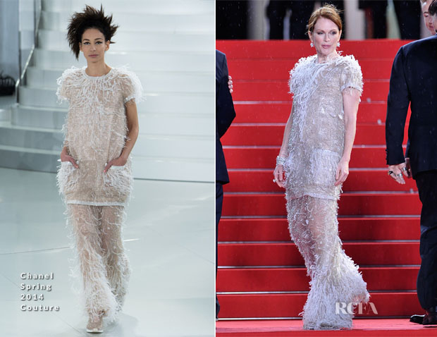 Julianne Moore In Chanel Couture - ‘Maps To The Stars’ Cannes Film Festival Premiere