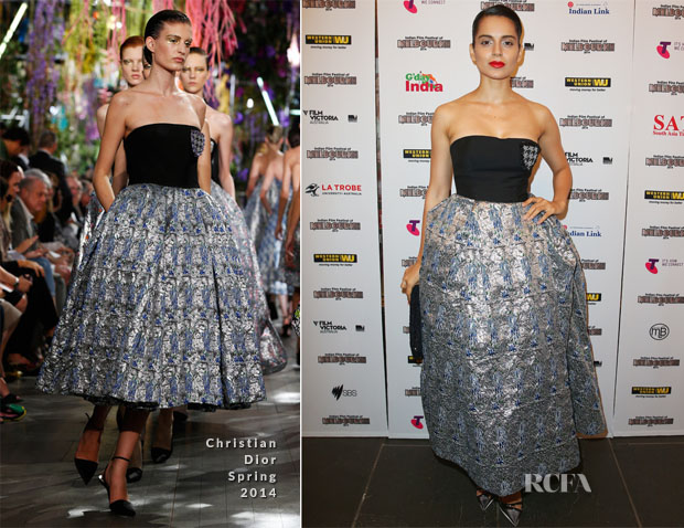 Kangana Ranaut In Christian Dior - IFFM Awards 2014