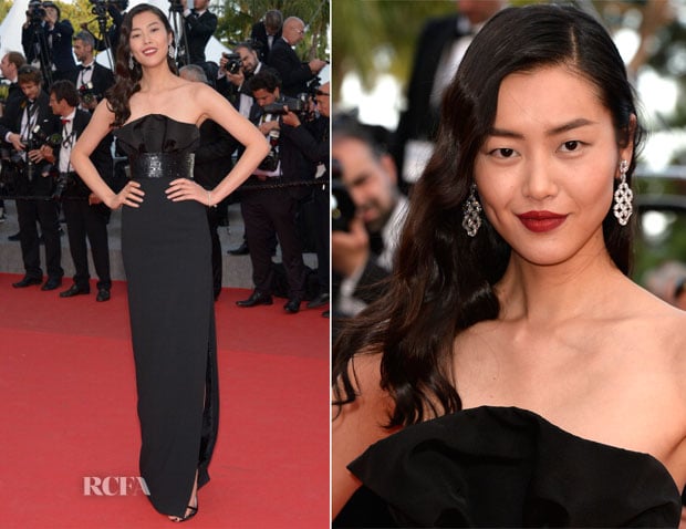 Liu Wen In Saint Laurent - ‘Two Days, One Night’ (‘Deux Jours, Une Nuit’) Cannes Film Festival Premiere