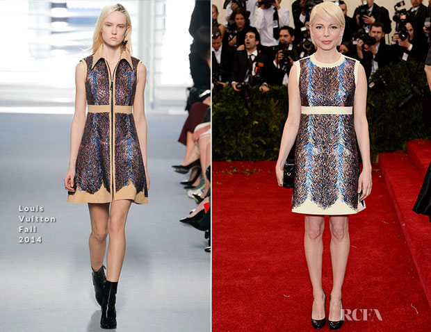 Michelle Williams In Louis Vuitton - 2014 Met Gala - Red Carpet Fashion  Awards