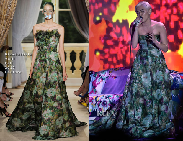 Miley Cyrus In Giambattista Valli Couture – World Music Awards 2014