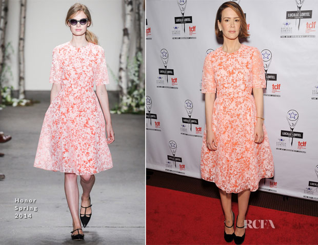 Sarah Paulson In Honor - 29th Annual Lucille Lortel Awards