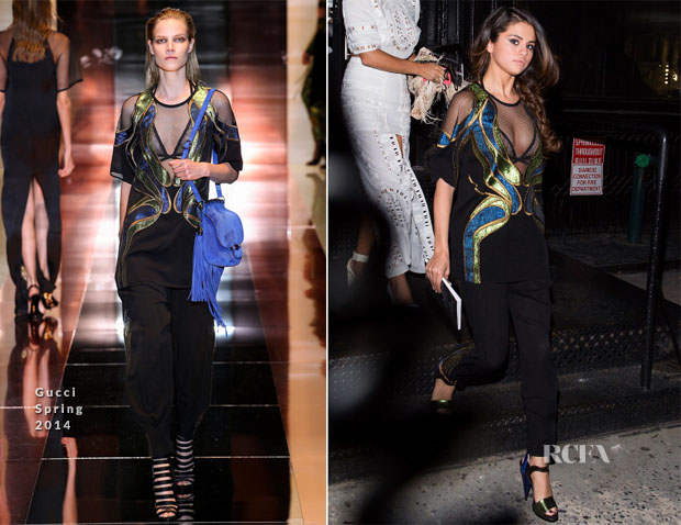 Selena Gomez In Gucci - Out In New York City