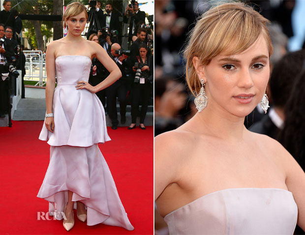 Suki Waterhouse In Christian Dior - ‘The Homesman’ Cannes Film Festival Premiere