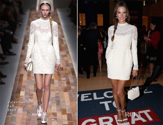 Alessandra Ambrosio In Valentino - GREAT Britain Reception