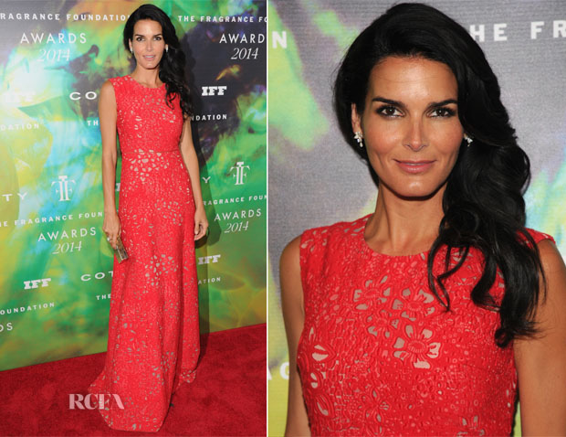 Angie Harmon In Giambattista Valli  - 2014 Fragrance Foundation Awards