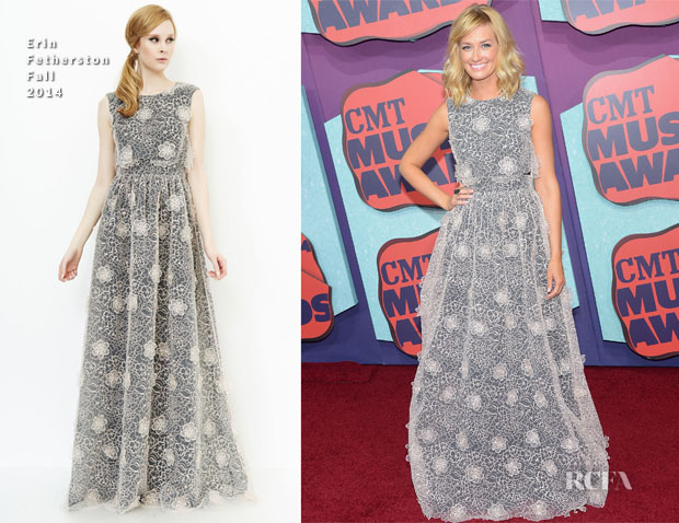 Beth Behrs In Erin Fetherston - 2014 CMT Music Awards