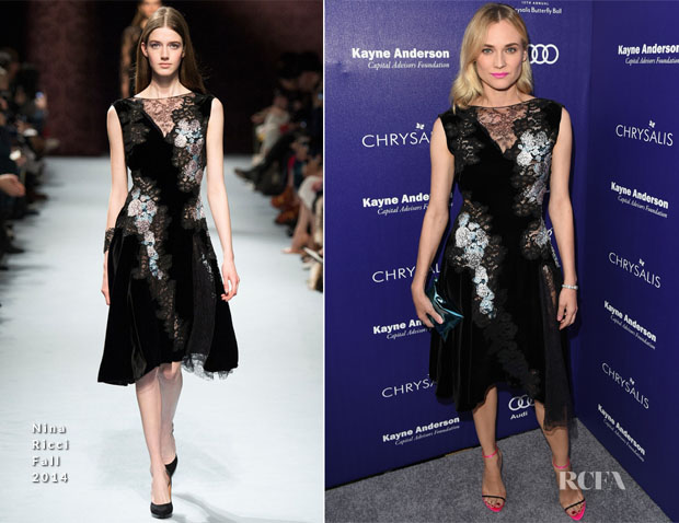 Diane Kruger In Nina Ricci - Chrysalis Butterfly Ball