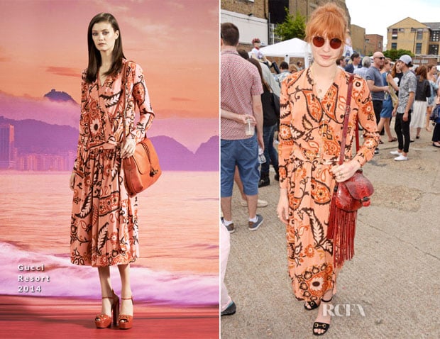 Florence Welch In Gucci - Vauxhall Art Car Boot Fair 2014