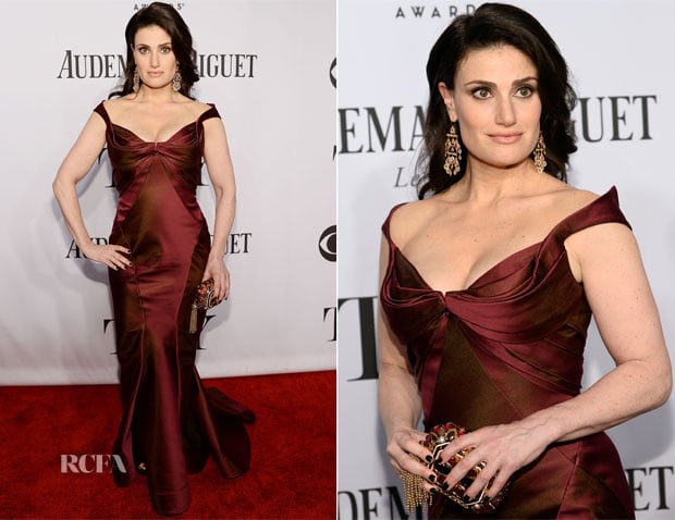 Idina Menzel In Zac Posen - 2014 Tony Awards