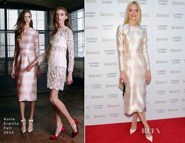 Jaime King In Katie Ermilio - Simon G Soiree