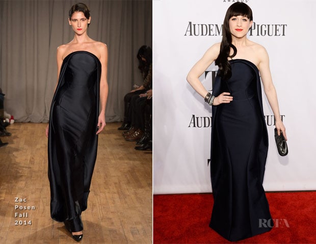 Lena Hall In Zac Posen - 2014 Tony Awards