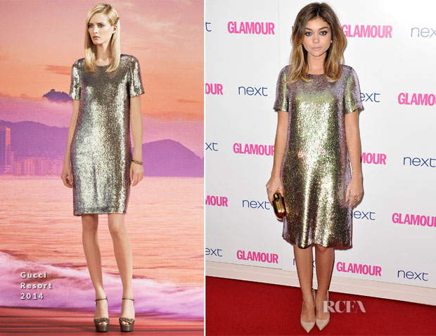 Sarah Hyland In Gucci - Glamour Women Of The Year Awards