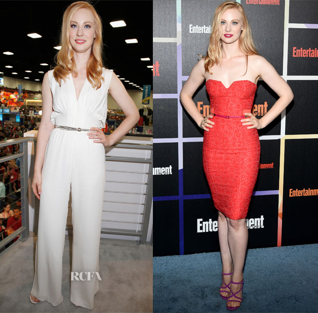 Deborah Ann Woll In Fitriani & Halston Heritage - Comic-Con 2014 & Entertainment Weekly's Annual Comic-Con Celebration