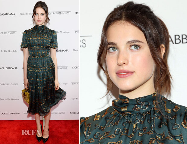 Margaret Qualley In Dolce & Gabbana – ‘Magic In The Moonlight’ New York Premiere
