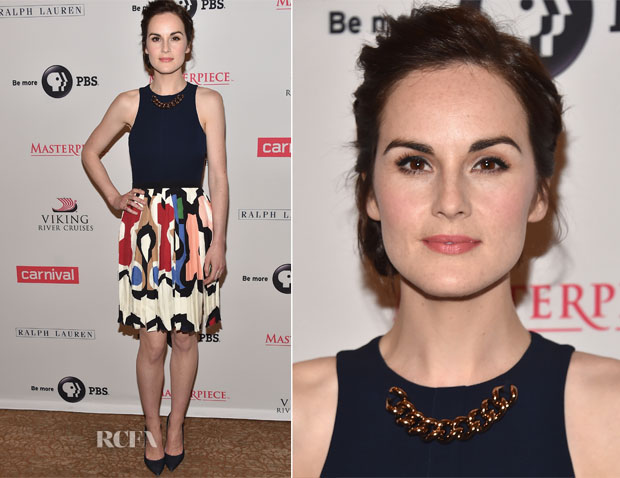 Michelle Dockery In Victoria Beckham - ‘Downton Abbey’ Summer TCA Tour Photocall