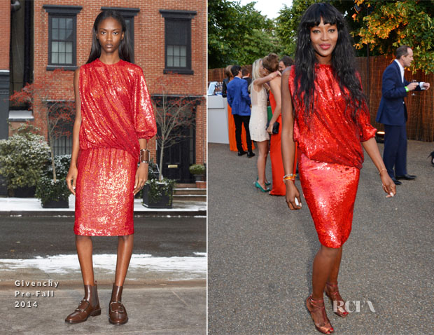 Naomi Campbell In Givenchy - The Serpentine Gallery Summer Party