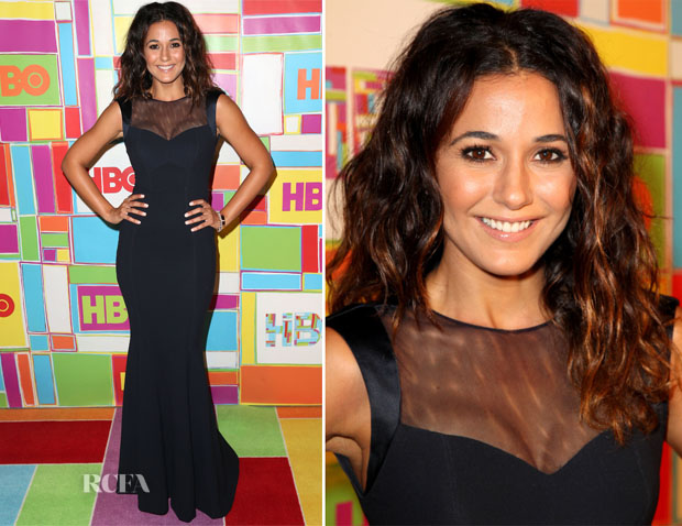 Emmanuelle Chriqui In Gustavo Cadile - HBO’s Emmy Awards Post-Awards Reception