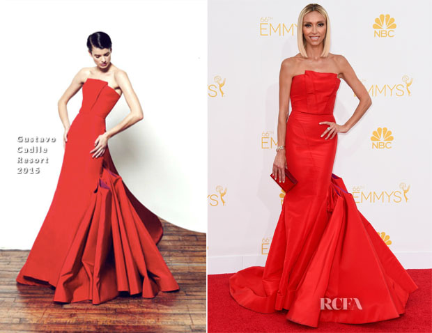 Giuliana Rancic Wears Gustavo Cadile for 2014 Primetime Emmys