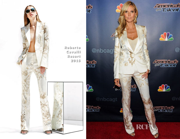 Heidi Klum in Roberto Cavalli - ‘America’s Got Talent’ Post Show Red Carpet