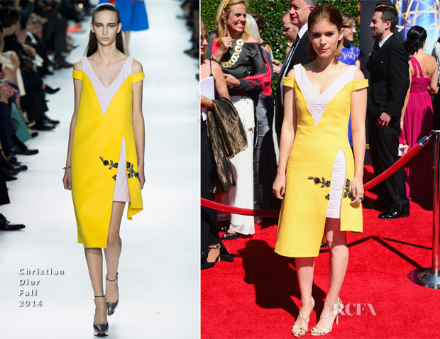 Kate Mara In Christian Dior - 2014 Creative Arts Emmy Awards