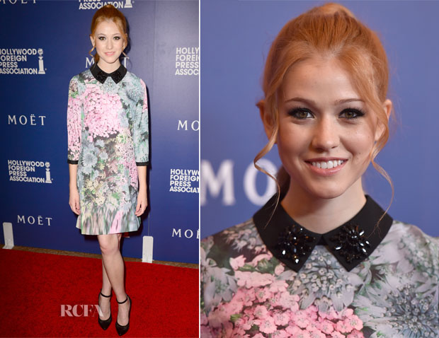 Katherine McNamara In Ted Baker London - Hollywood Foreign Press Association’s Grants Banquet