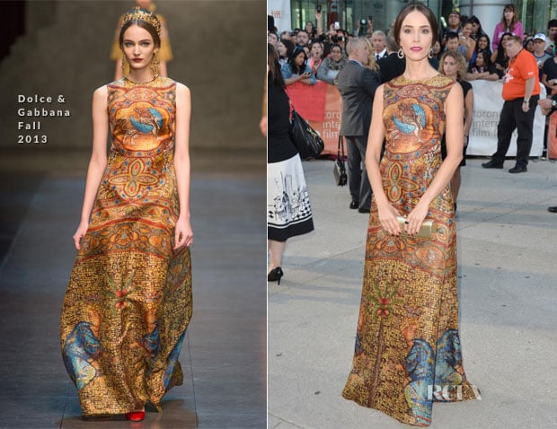 Abigail Spencer In Dolce & Gabbana – ‘This Is Where I Leave You’  Toronto Film Festival Premiere