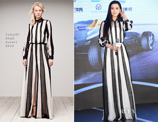 Fan Bingbing In Tadashi Shoji – FIA Formula E Championship Greater China Operation Launch