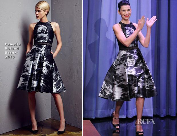 Julianna Margulies In Pamella Roland - The Tonight Show Starring Jimmy Fallon