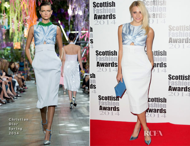 Pixie Lott In Christian Dior - Scottish Fashion Awards 2014