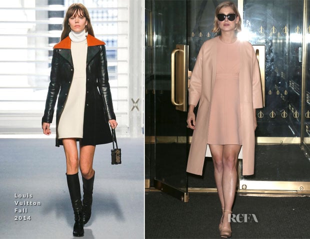 Rosamund Pike In Louis Vuitton & Marni – The Today Show