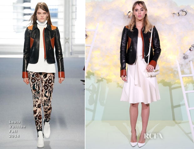 Suki Waterhouse In Louis Vuitton - Harrods Shoe Heaven Launch Party - Red Carpet Fashion Awards