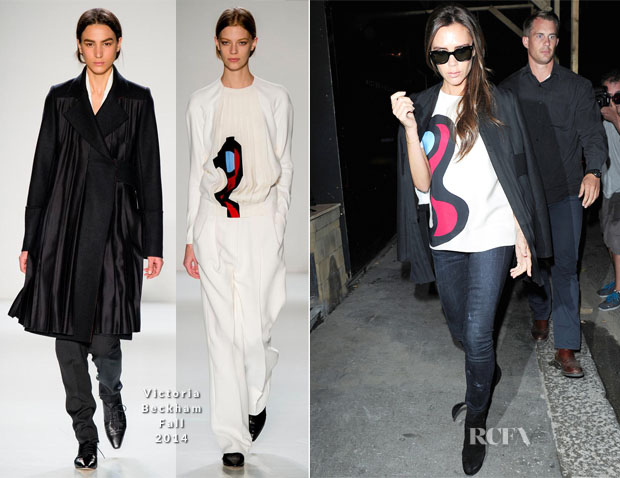 Victoria Beckham In Victoria Beckham – Out In London