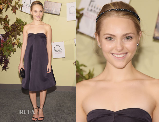 AnnaSophia Robb In Katie Ermilio - 2014 Lang Lang & Friends Gala